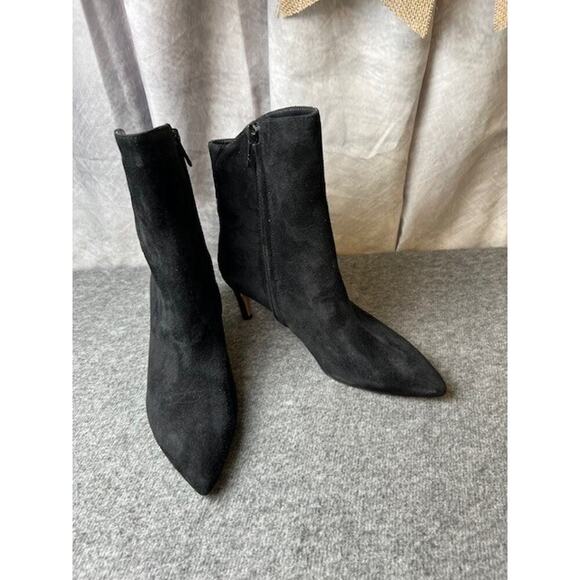 Sam Edelman Womens US 6 Usha Black Suede Ankle Bootie Black, Style # 17311L2003 - Picture 5 of 10